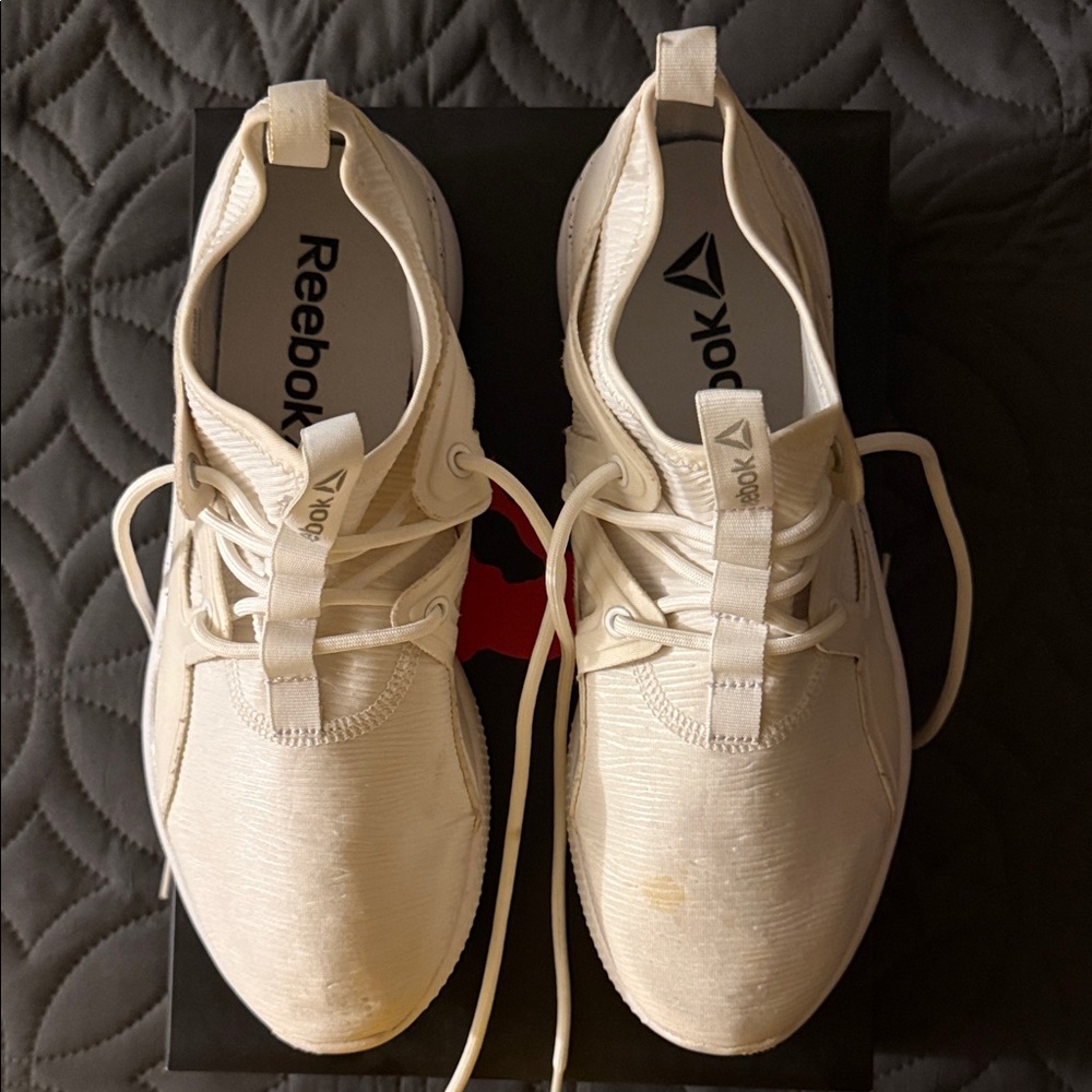 Reebok Cream High-Top Sneakers